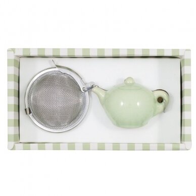 TEAPOT arbatos sietelis pale green